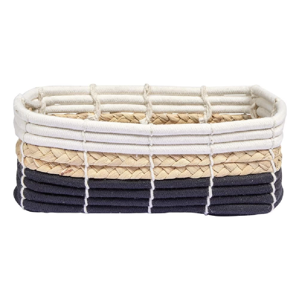 Panière En Jute Blanc Beige Et Noir 1 Panière En Jute Blanc Beige Et Noir