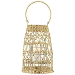 Lanterne Tressée Marron Naturel H31 Cm -Vous ne pouvez pas battre les meubles. 599225 morePictures 01