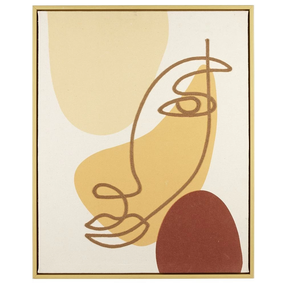 Tableau Déco Visage Abstrait Multicolore 2 Tableau Déco Visage Abstrait Multicolore – Image 2