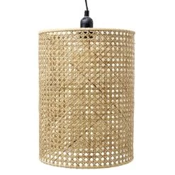 Suspension Cylindrique En Bois Ø28xH120cm