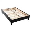 BELLECOUR LITERIE | Ensemble Empereur 140x190 Cm | Matelas Mémoire De Forme + Sommier Bois | Ferme