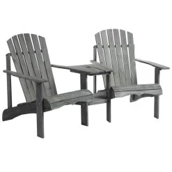 Fauteuils De Jardin Adirondack Avec Table Basse, Espace Insertion Parasol, étagère Bois Sapin Pré-huilé Peint Gris -Vous ne pouvez pas battre les meubles. 5df9827e66eb606f3292a2899c5677c8 none edbbe5dae4efcf2434801e4852f4e02c edbbe5d
