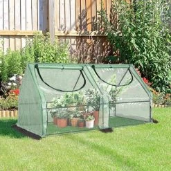 Mini Serre De Jardin Serre à Tomates Double Bâche 180L X 90l X 90H Cm Acier PE PVC 2 Fenêtres Avec Zip Enroulables Vert 11 Mini Serre De Jardin Serre à Tomates Double Bâche 180L X 90l X 90H Cm Acier PE PVC 2 Fenêtres Avec Zip Enroulables Vert -Vous ne pouvez pas battre les meubles. 5ede78ef321f06dd71285cf2467723e8 none 2047a93cd0104d1ebeaf38e5940eefaf 2047a93