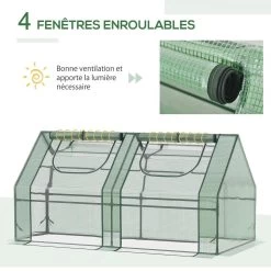 Mini Serre De Jardin Serre à Tomates Double Bâche 180L X 90l X 90H Cm Acier PE PVC 2 Fenêtres Avec Zip Enroulables Vert 13 Mini Serre De Jardin Serre à Tomates Double Bâche 180L X 90l X 90H Cm Acier PE PVC 2 Fenêtres Avec Zip Enroulables Vert -Vous ne pouvez pas battre les meubles. 5ede78ef321f06dd71285cf2467723e8 none aa6bf2d9270c335dfaadab344619996c aa6bf2d