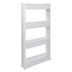 Resserre Légume 4 Niveaux Blanc 54x12,2xH101 Cm
