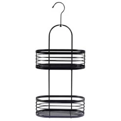 Serviteur De Douche 2 Niveaux Métal Noir 3 Serviteur De Douche 2 Niveaux Métal Noir -Vous ne pouvez pas battre les meubles. 601668 morePictures 01