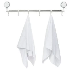 Barre Porte Serviettes à Ventouses 6 Crochets L.60 Cm 5 Barre Porte Serviettes à Ventouses 6 Crochets L.60 Cm -Vous ne pouvez pas battre les meubles. 601676 morePictures 02