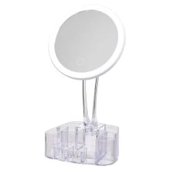 Miroir à LED Avec Rangement Transparent -Vous ne pouvez pas battre les meubles. 601680 morePictures 01