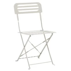 Chaise De Jardin Rio Pliante Métal Taupe 41x45xH82cm -Vous ne pouvez pas battre les meubles. 601717