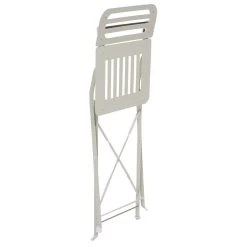 Chaise De Jardin Rio Pliante Métal Taupe 41x45xH82cm