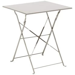 Table De Jardin Boston Pliante 2 Personnes Métal Gris 60x60xH70cm 5 Table De Jardin Boston Pliante 2 Personnes Métal Gris 60x60xH70cm -Vous ne pouvez pas battre les meubles. 601719