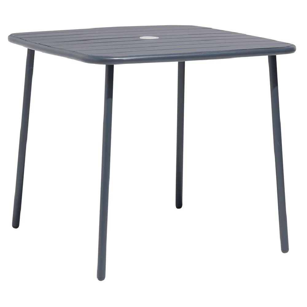 Table De Jardin Fun 2 Personnes Métal Gris 80x80xH72cm 1 Table De Jardin Fun 2 Personnes Métal Gris 80x80xH72cm