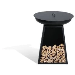 Barbecue Brasero Colonne Valparaiso Plancha Grill Noir 50x50xH77,5cm -Vous ne pouvez pas battre les meubles. 602021 morePictures 03