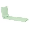 Coussin Pour Bain De Soleil Polyester Uni Vert Clair