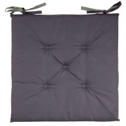 Galette De Chaise De Jardin Réversible Uni Gris Biface Vert -Vous ne pouvez pas battre les meubles. 602242 morePictures 01