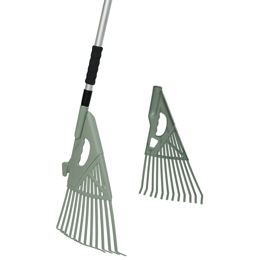 Râteau Télescopique 2en1 Ramasse-feuille L157 Cm 2 Râteau Télescopique 2en1 Ramasse-feuille L157 Cm – Image 2