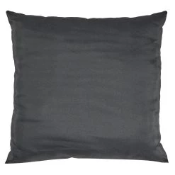 Coussin D'extérieur Déperlant Uni Noir 40x40cm