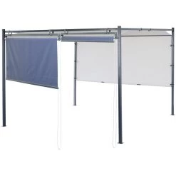 Store Pour Tonnelle Rideau Enroulable à Manivelle 142xH210cm -Vous ne pouvez pas battre les meubles. 602386