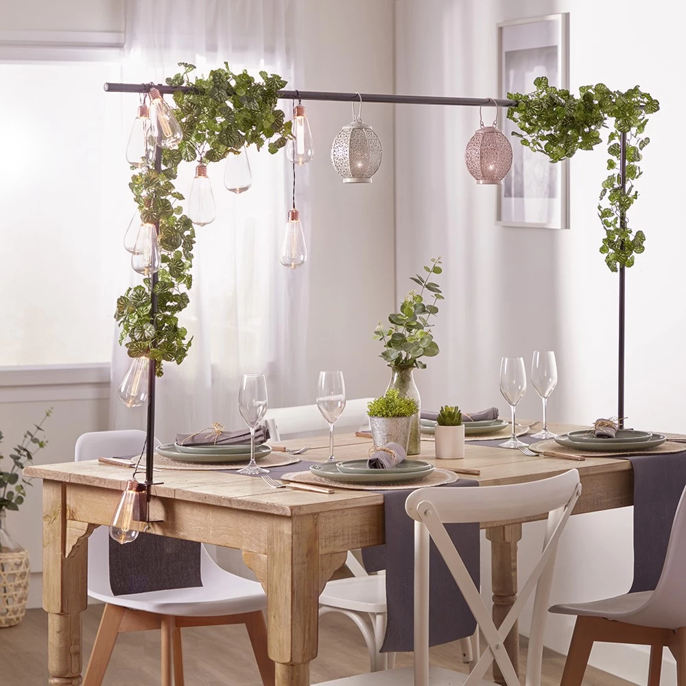 Barre Déco Extensible Avec Support Pour Guirlande Fixation Sur Table 4 Barre Déco Extensible Avec Support Pour Guirlande Fixation Sur Table – Image 4