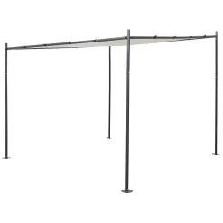 Tonnelle Adossée Guethary Gris Et Beige 298x298xH250cm 10 Tonnelle Adossée Guethary Gris Et Beige 298x298xH250cm -Vous ne pouvez pas battre les meubles. 602937 morePictures 01