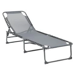 Lit De Camp Pliant Gris 190x60xH30 Cm 9 Lit De Camp Pliant Gris 190x60xH30 Cm -Vous ne pouvez pas battre les meubles. 603270