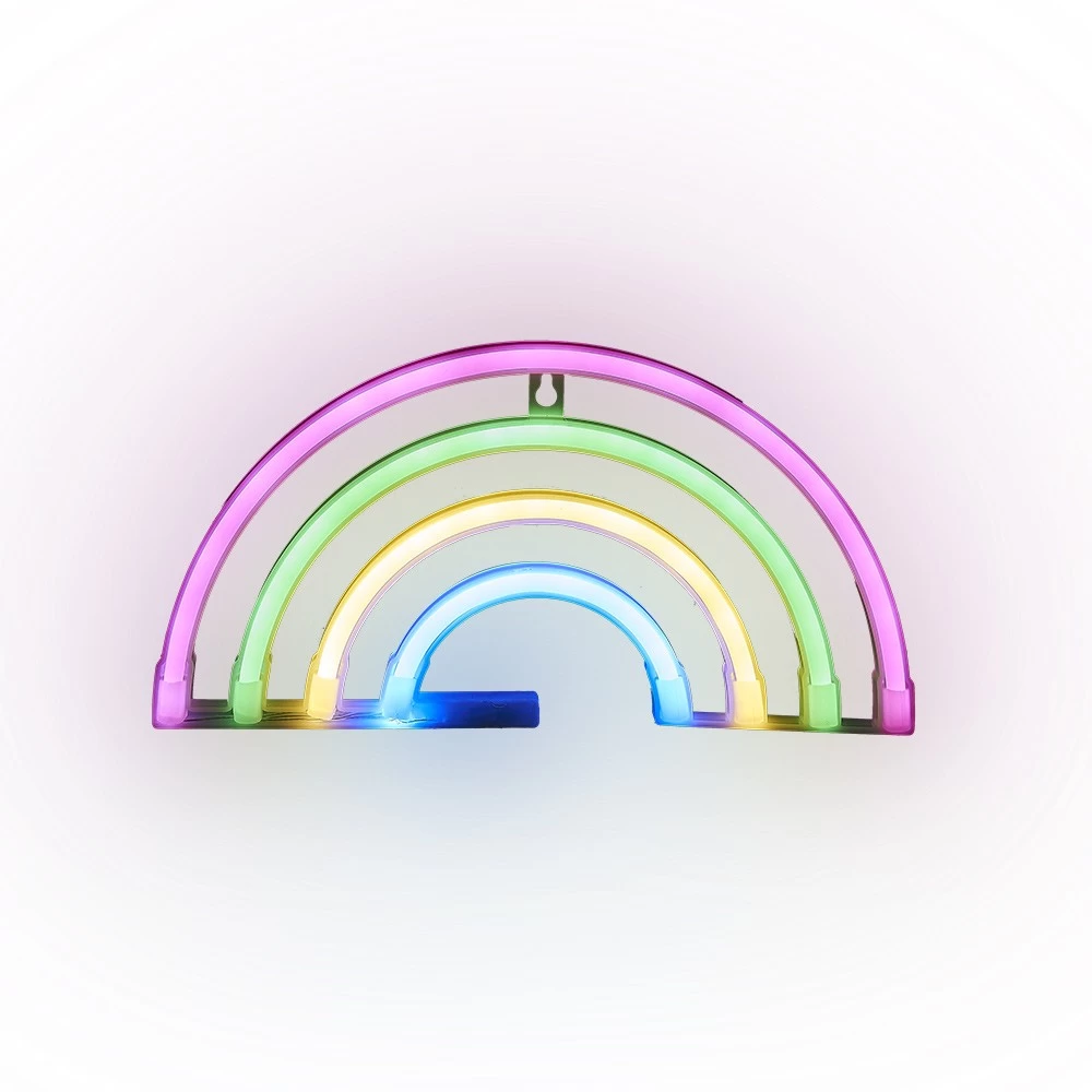 Lampe Néon LED Forme Arc-en-ciel Multicolore L27,5xH14cm 1 Lampe Néon LED Forme Arc-en-ciel Multicolore L27,5xH14cm
