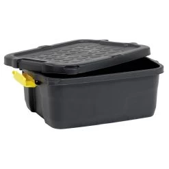 Box De Rangement Brico Noir 24L