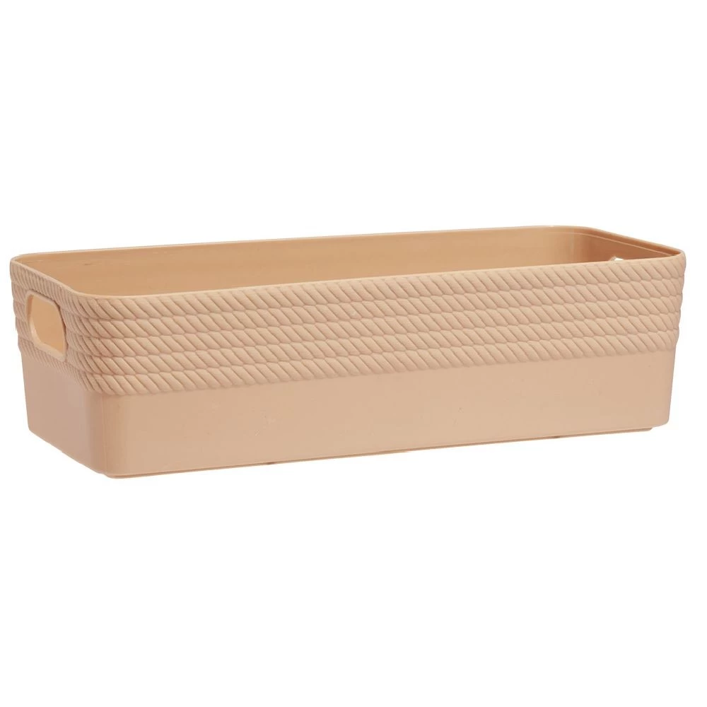 Boîte Plastique Nude 25x11xH7cm 1 Boîte Plastique Nude 25x11xH7cm