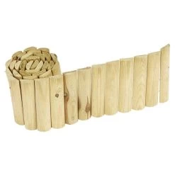Bordure Rondin Bois De Pin L180xH20cm