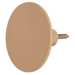 Patère Murale Ronde Nude Polyrésine Ø8cm