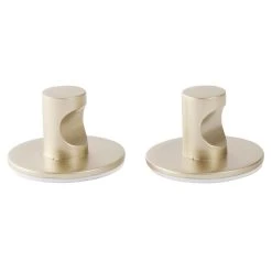 Patère Murale Ronde Métal Doré Ø4,4cm