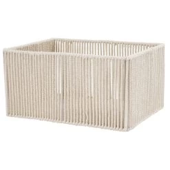 Panière Ajouré Acier Et Conton Beige - 40x30xH20cm Taille L 7 Panière Ajouré Acier Et Conton Beige - 40x30xH20cm Taille L -Vous ne pouvez pas battre les meubles. 605051