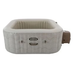 Spa 4 Personnes 173x173x71cm Chevrons Gris -Vous ne pouvez pas battre les meubles. 605195