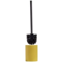 Brosse WC Socle Rond Grès Jaune Ø9,2xH36cm