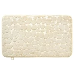 Tapis Sortie De Douche Mémoire De Forme Beige 45x75cm -Vous ne pouvez pas battre les meubles. 605328