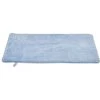 Tapis De Bain Mémoire De Forme Bleu 75x45cm