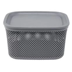 Boite Avec Couvercle 6L Gris