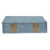 Housse De Rangement Dessous De Lit Bleu - L65 X L45 X H15,5 Cm