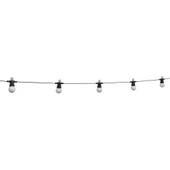 Guirlande Guinguette 50 LEDs 10 Boules Blanches 6m