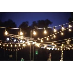 Guirlande Guinguette 50 LEDs 10 Boules Blanches 6m 6 Guirlande Guinguette 50 LEDs 10 Boules Blanches 6m -Vous ne pouvez pas battre les meubles. 606947 morePictures 03