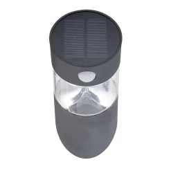 Applique Murale Solaire LED Inox Détecteur De Mouvement H23,2cm