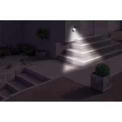 Applique Murale Solaire LED Inox Détecteur De Mouvement H23,2cm -Vous ne pouvez pas battre les meubles. 606962 morePictures 04