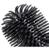 Brosse WC Silicone Ronde Avec Support Noir