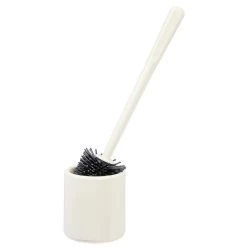 Brosse WC Silicone Ronde Avec Support Blanc -Vous ne pouvez pas battre les meubles. 607716 morePictures 01