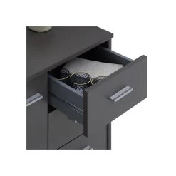 Buffet REMY En Mélaminé Gris Mat