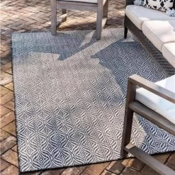 Tapis Extérieur - 160x230cm - Noir - 100% Polypropylène - 192 000pts/m2 - MONACO