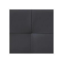 Lit Double Futon GOMERA 160 X 200 Cm Avec Sommier Revêtement Synthétique Noir