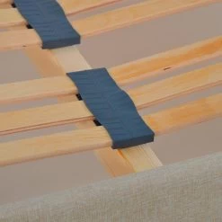 NUIT DE COTON | Sommier En Kit Lino | Beige | 180x200 Cm