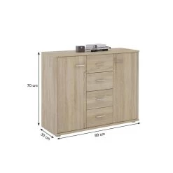 Buffet ELODIE En Mélaminé Décor Chêne Sonoma -Vous ne pouvez pas battre les meubles. 765c2114754a7d2118e0dacb438744d2 none 768d944fddfd0dfcfe7f49ea8c2f8a45 768d944