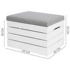 POUF Coffre De Rangement En Bois Blanc Avec Siège Rembourré -Vous ne pouvez pas battre les meubles. 78682cd8ef09173cb0d37392f51f932d none 30fd69c2dc092b3378649cdda943d9a8 30fd69c